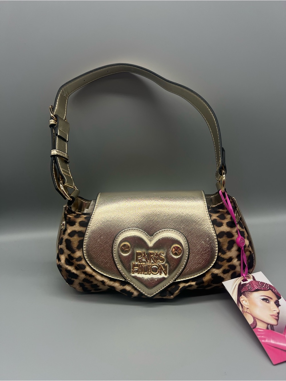 Paris Hilton baguette purse